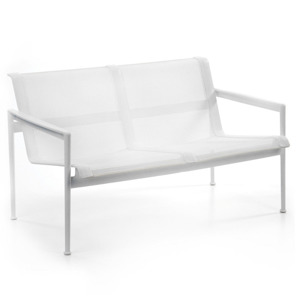 Richard Schultz 2-Seat Sofa White Seat White Straps Knoll