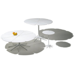 Richard Schultz White Petal Table Collection with Fruit Knoll Outdoors