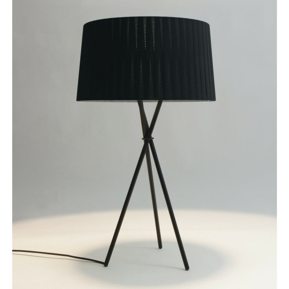 Santa and Cole Table Lamp G6 Black Ribbon Shade