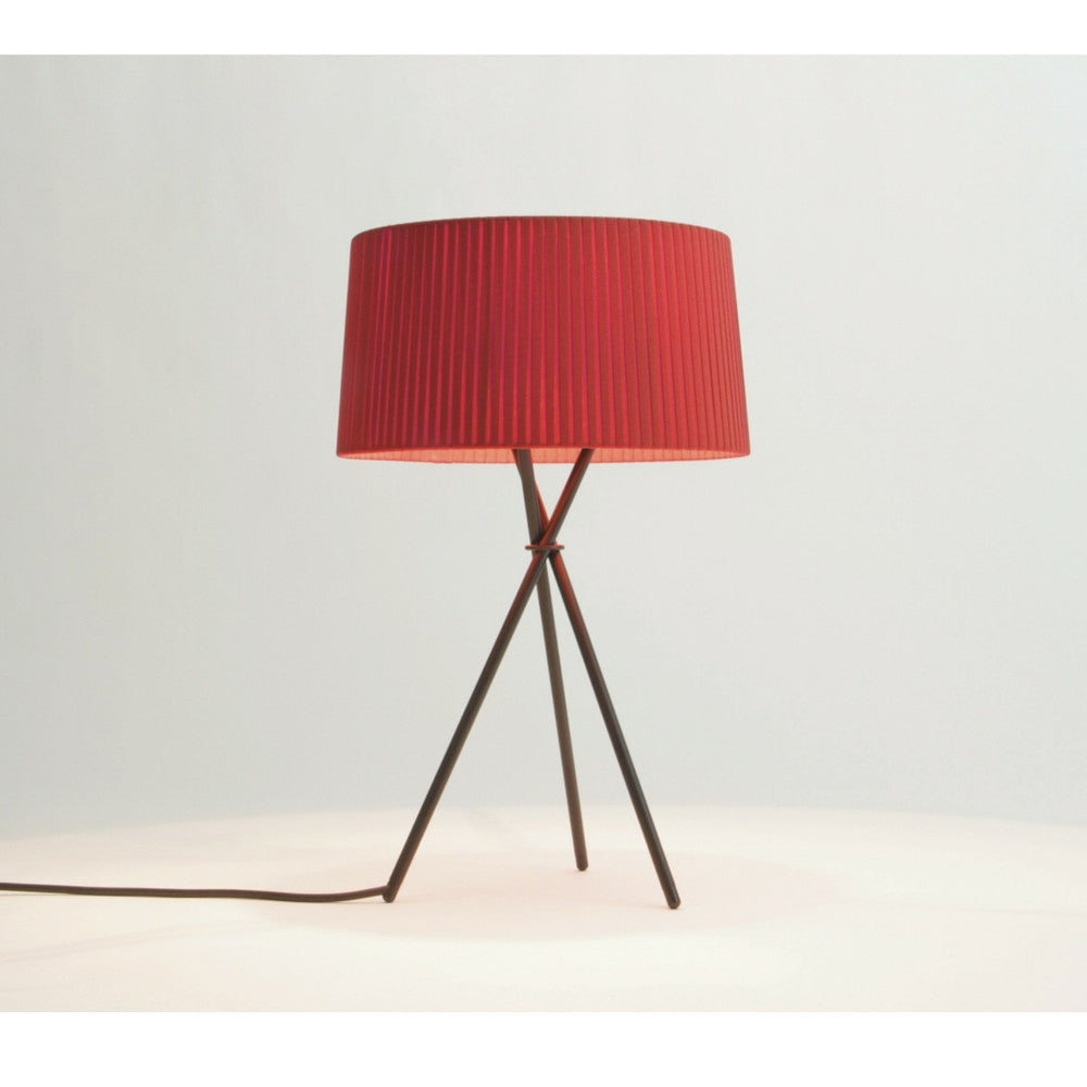 Santa and Cole M3 Tripode Table Lamp Red