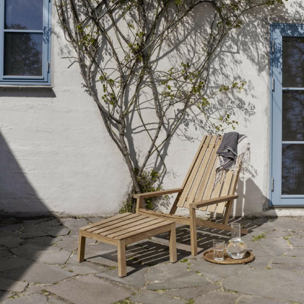 Skagerak Between Lines Deck Chair and Stool