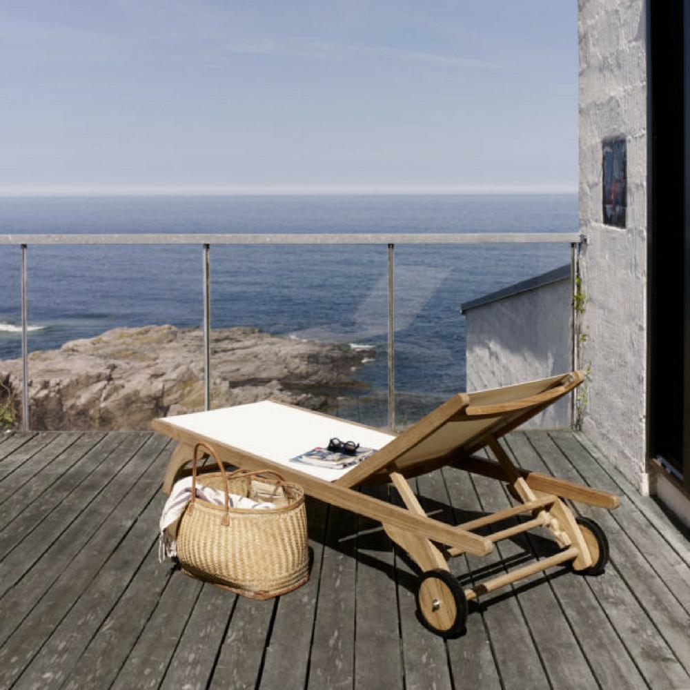 Skagerak Columbus Sun Lounger in White