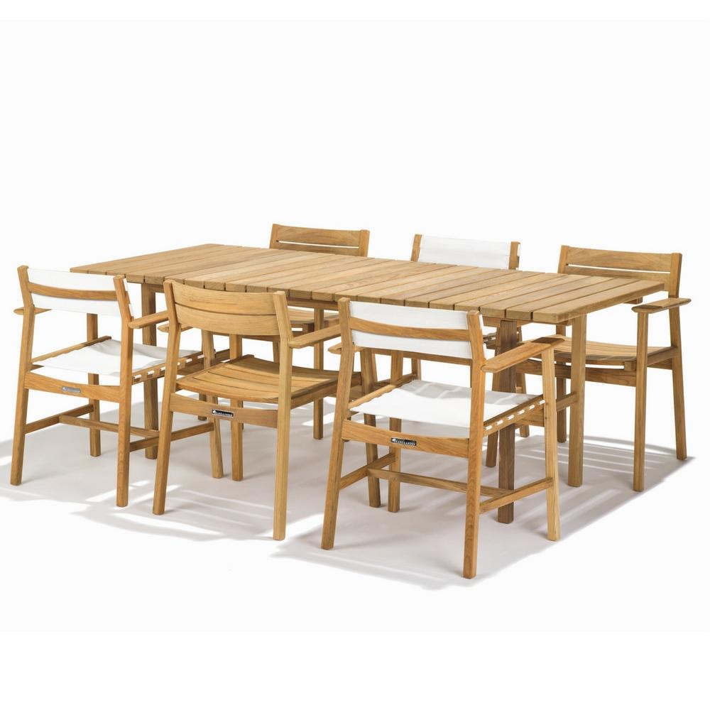 Skargaarden Djuro Rectangular Teak Dining Table with Djuro Dining Chairs
