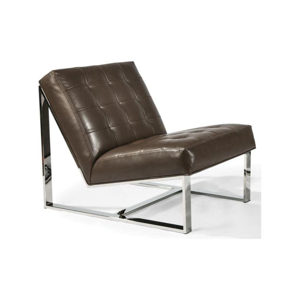 Thayer Coggin Milo Baughman EZ Rider Lounge Chair Leather