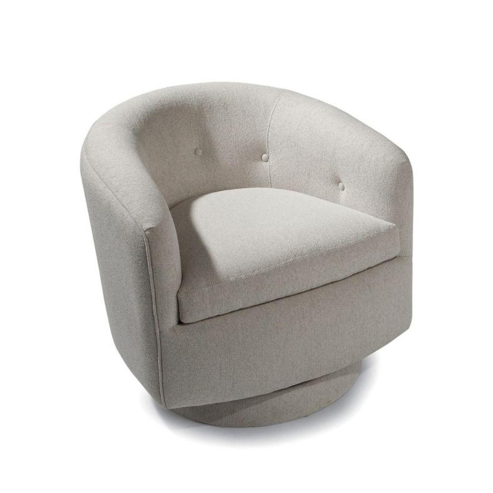 Thayer Coggin Milo Baughman Roxy-O Swivel Chair 1283-113