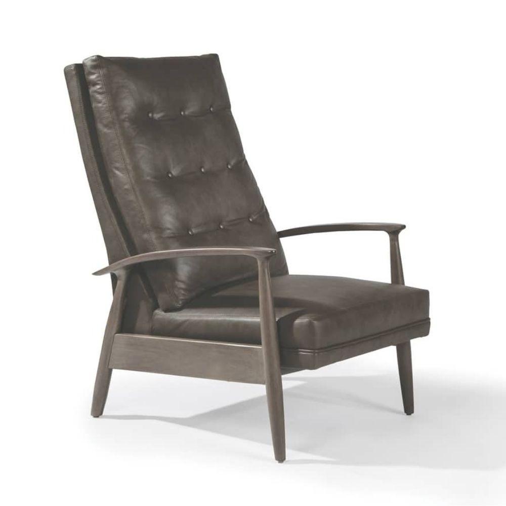 Thayer Coggin Milo Baughman Viceroy Recliner Leather