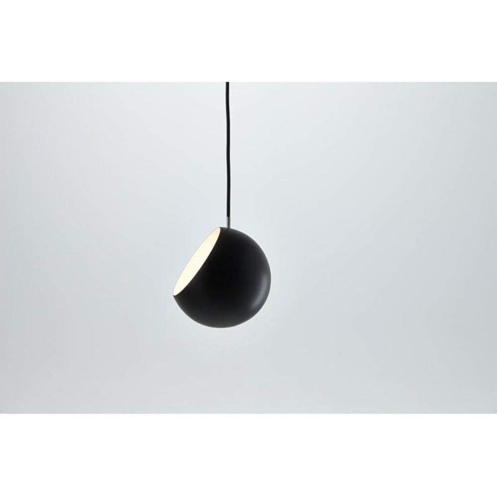 Tilt Globe Pendant Black Tilted Down NYTA