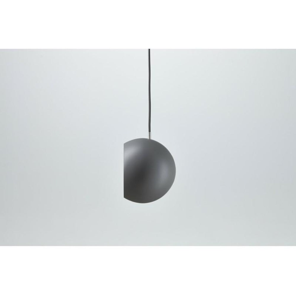 Tilt Globe Grey Pendant Side View NYTA