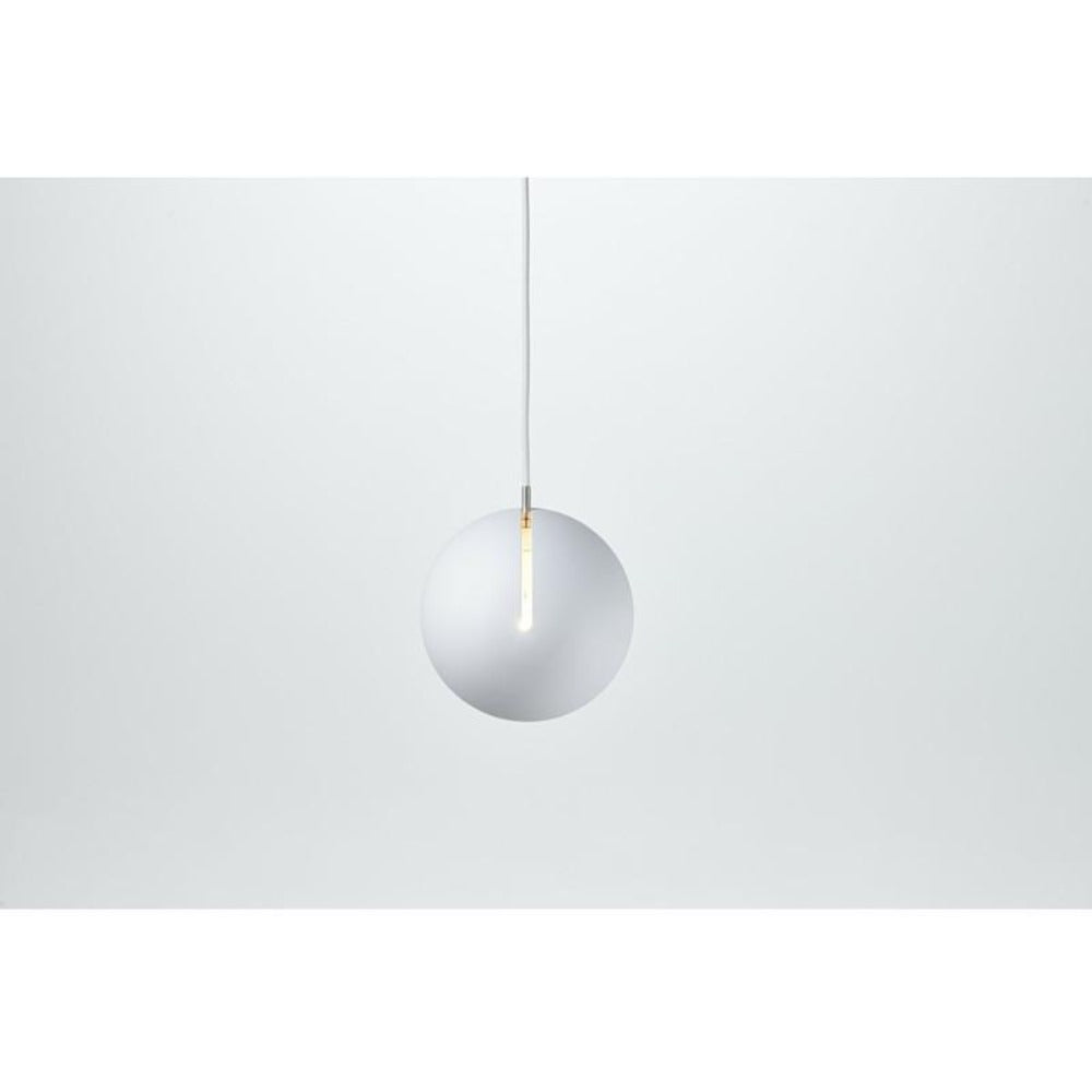 Tilt Globe White Pendant Backside NYTA