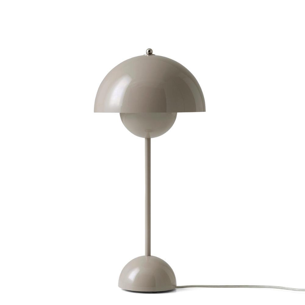 &Traditiona VP3 Flowerpot Table Lamp Grey Beige