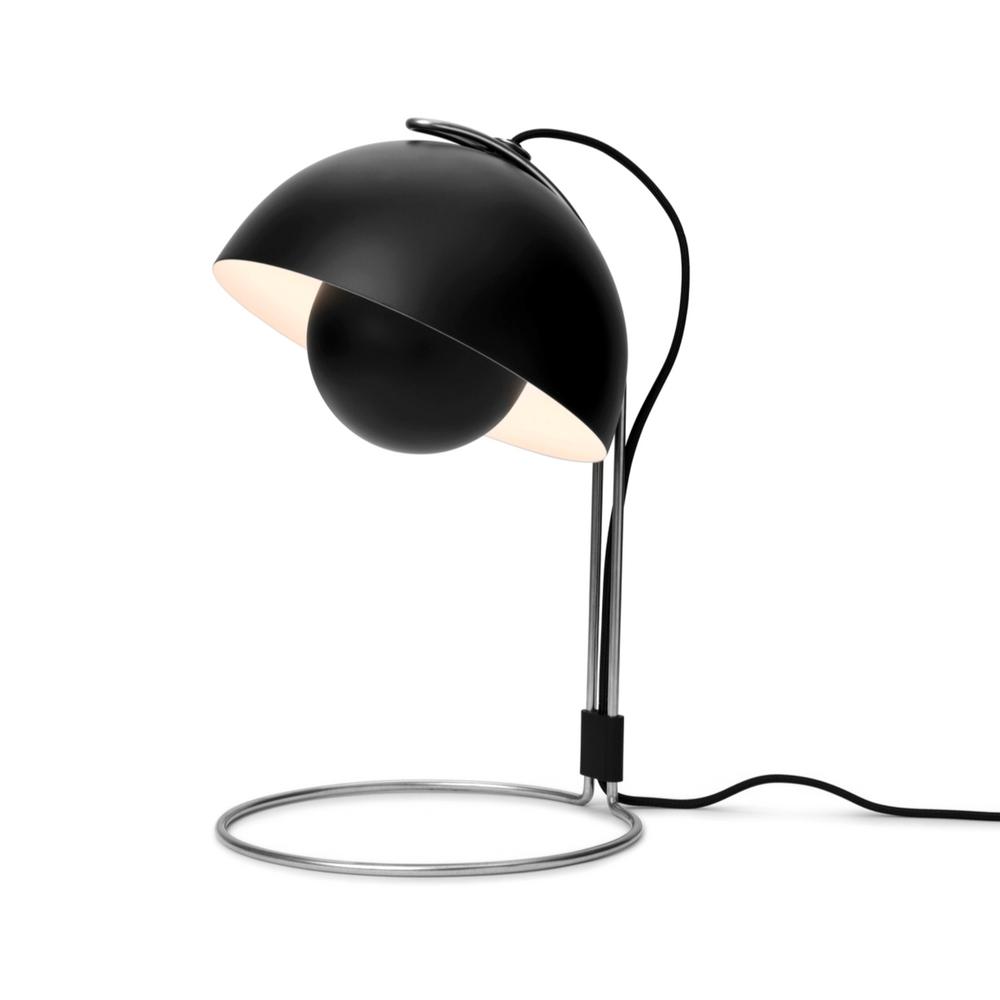 Verner Panton VP4 Flowerpot Lamp in Matte Black by And Tradition Copenhagen