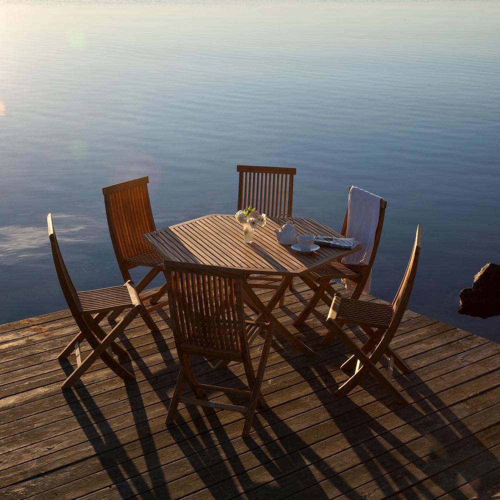 Viken Dining Table and Chairs by Skargaarden