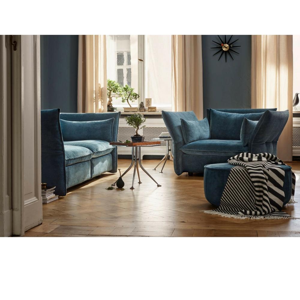 Vitra Mariposa Sofas in Dark Blue by Barber Osgerby in Room