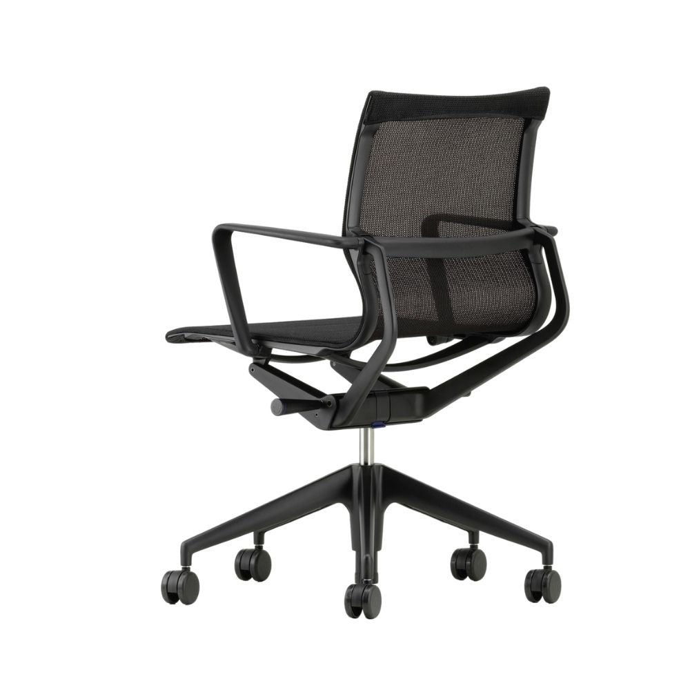 Vitra Physix Chair by Alberto Meda Black Trio Knit Back