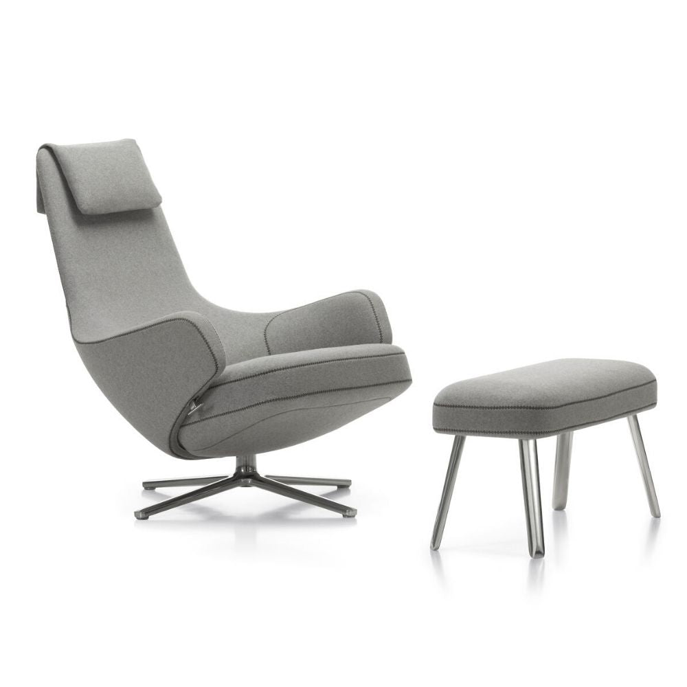 Vitra Repos and Panchina by Antonio Citterio in Cosy Pebble Grey