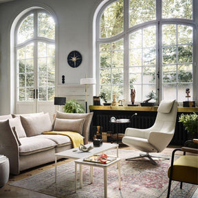 Vitra Repos in Living Room with Mariposa Sofa