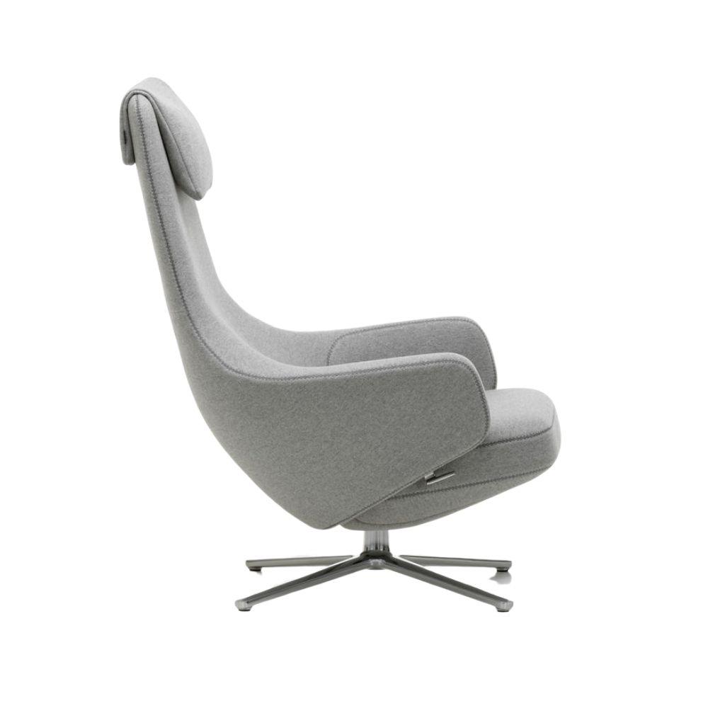 Vitra Repos by Antonio Citterio in Cosy Pebble Grey Side