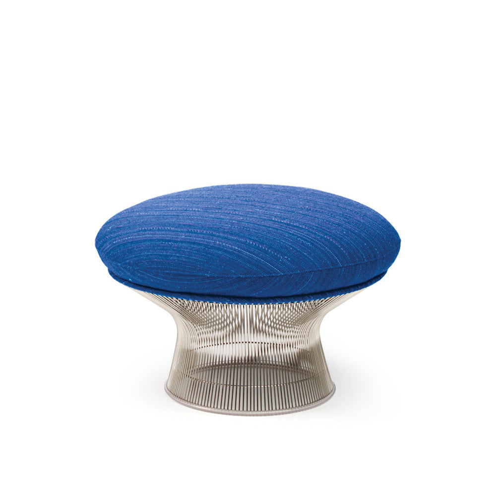 Knoll Platner Ottoman in Dynamic Lapis