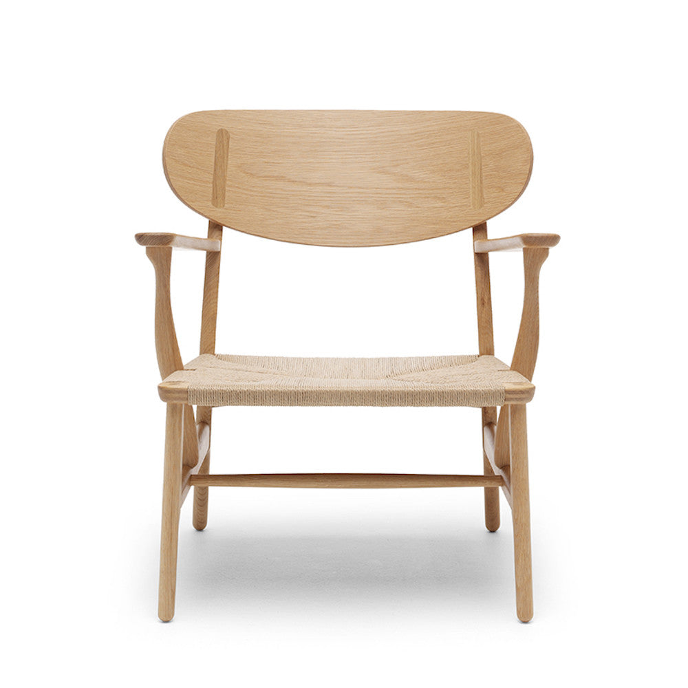 Wegner CH22 Lounge Chair in Oak by Carl Hansen and Son