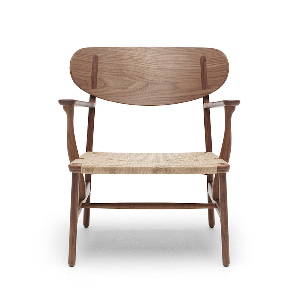 Wegner CH22 Lounge Chair in Walnut by Carl Hansen and Son