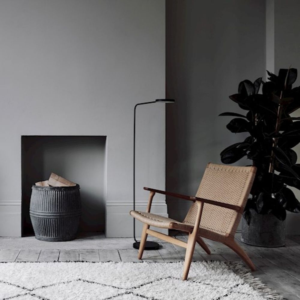 Wegner CH25 Lounge Chair in situ Louisa Grey Carl Hansen and Son