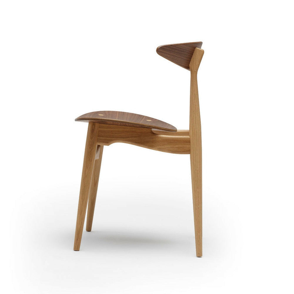 Wegner CH33 Chair Walnut Oak Side Carl Hansen and Son