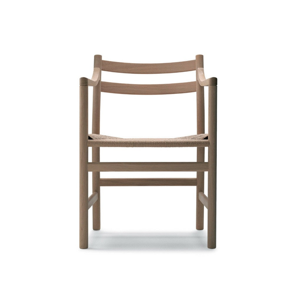 Wegner CH46 Chair Oak Front Carl Hansen and Son