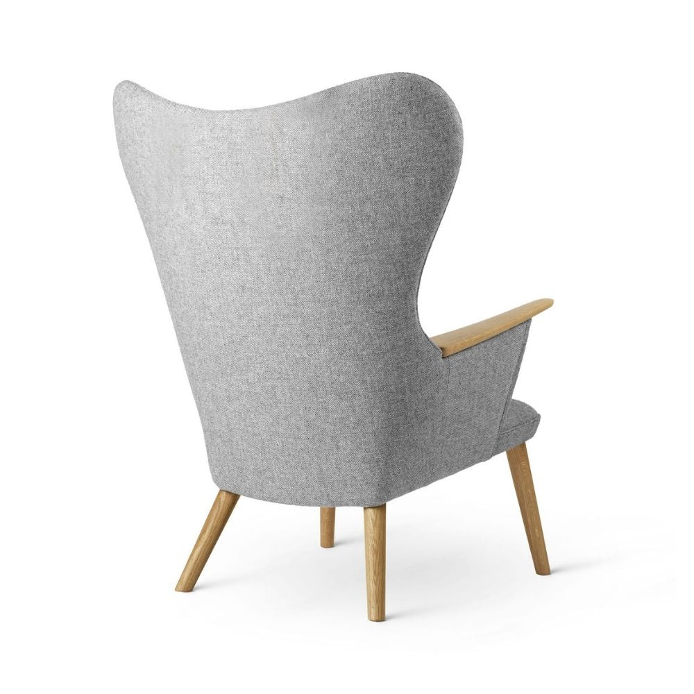 Wegner CH78 Mama Bear Chair Grey Hallingdal 130 Back by Carl Hansen