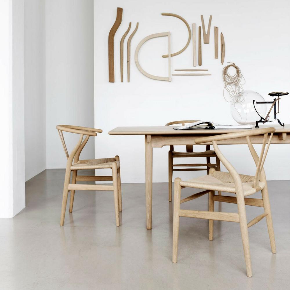 Wenger Wishbone Chairs Craftsmanship Parts as Art