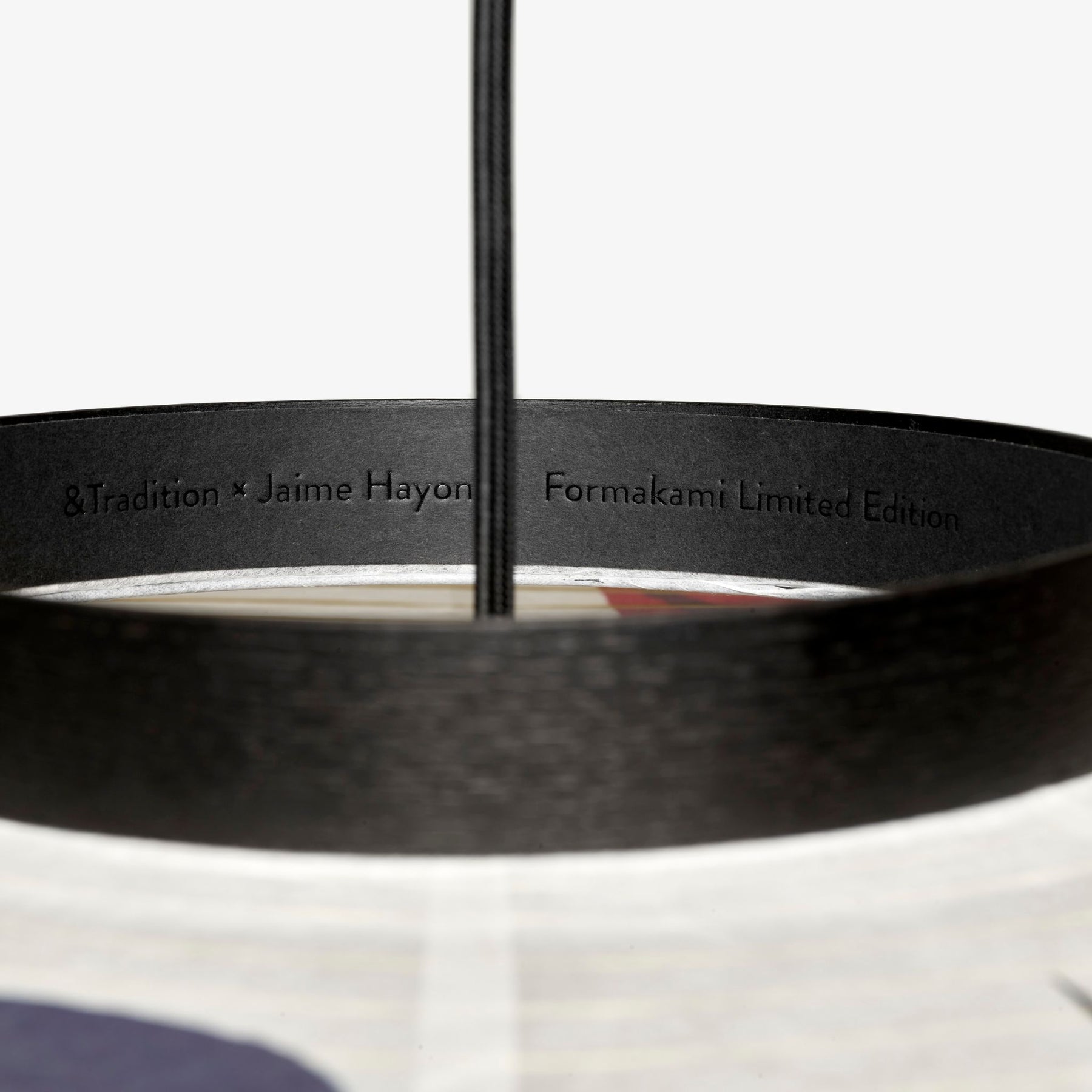 Limited Edition JH5 Formakami Light by Jaime Hayon for And Tradition Copenhagen Insignia Detail