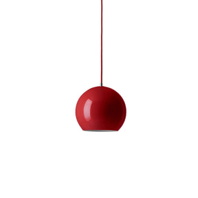 And Tradition VP6 Topan Pendant Vermillion Red