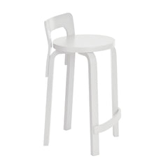 K65 White Lacquered Frame White Lacquered Seat