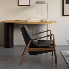 Audo Copenhagen Wing Table Lamp with the Seal Lounge Chair and Eclipse Desk