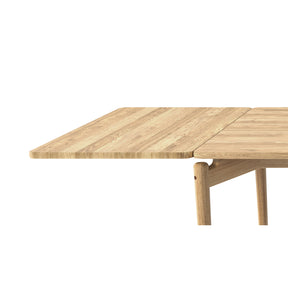 bruunmunch PURE dining table Oak White Oil Extension Leaf Detail