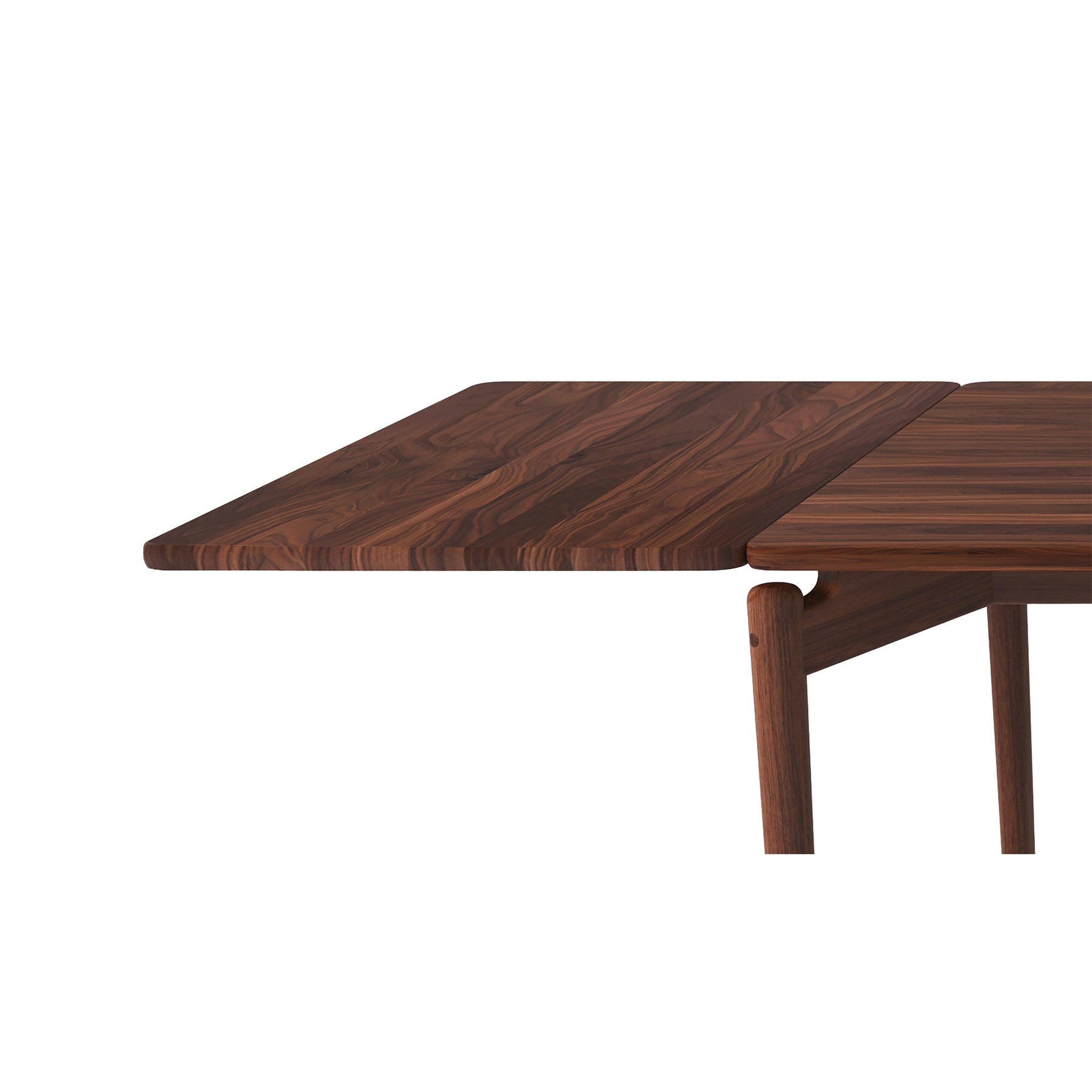bruunmunch PURE dining table Walnut Oil Extension Leaf Detail