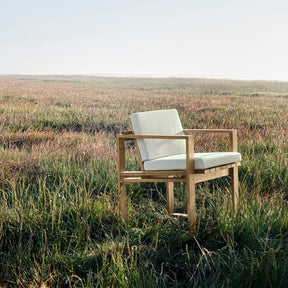 Carl Hansen BK10 Teak Dining Chair with Cushions Outdoors Danish Summer