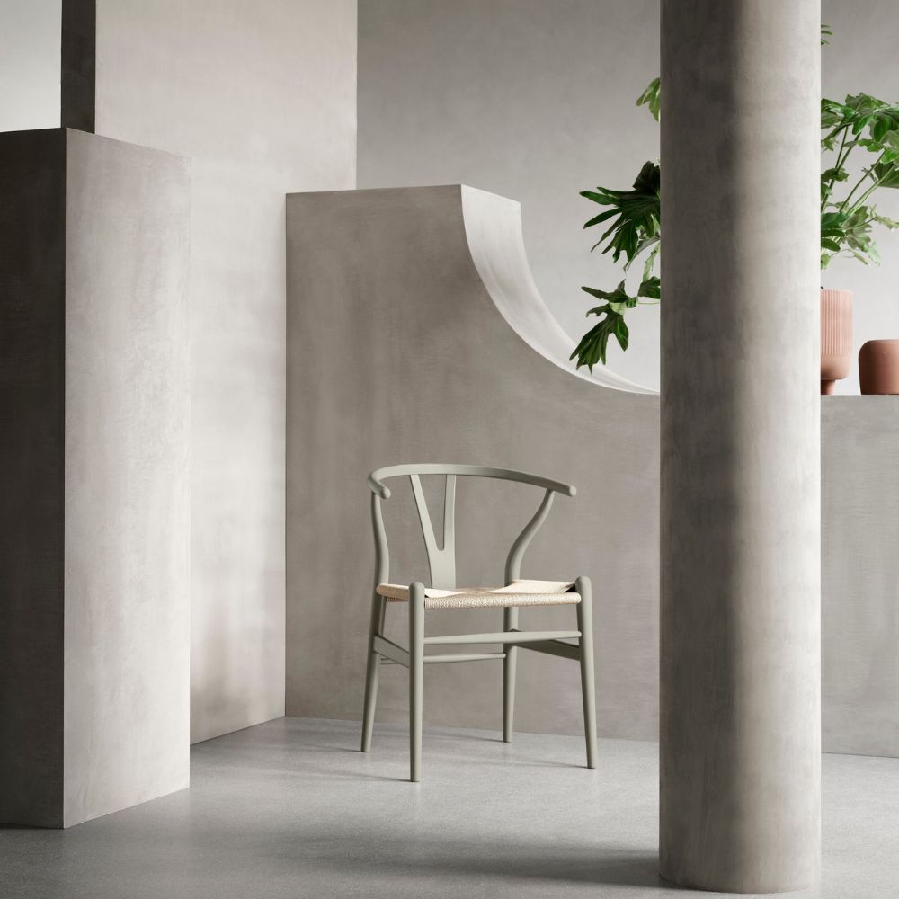 Carl Hansen Wegner Wishbone Chair Ilse Crawford Soft Clay in Situ