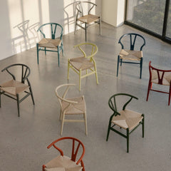 Carl Hansen Wegner Wishbone Chairs Ilse Crawford Soft Colors