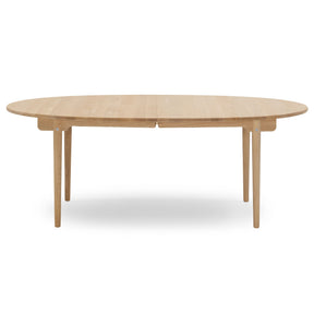 Carl Hansen CH338 Dining Table Oak White Oil Front