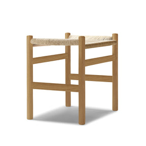 Carl Hansen Wegner CH53 Foot Stool by Hans Wegner Oak Oil Angled
