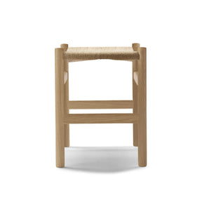 Carl Hansen Wegner CH53 Foot Stool by Hans Wegner Oak Soap Side