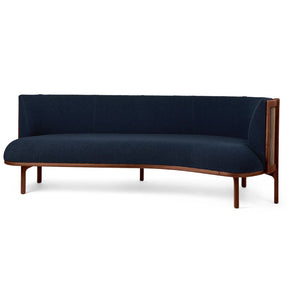 Carl Hansen RF1904 Sideways Sofa in Oiled Walnut with Baru 780 Wool Boucle