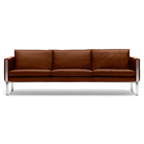 Carl Hansen Wegner CH103 Sofa Thor 307 Leather with Stainless Steel Frame
