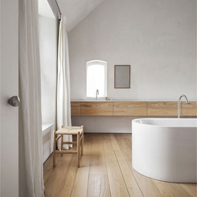 Carl Hansen Wegner CH53 Foot Stool by Hans Wegner in Bathroom