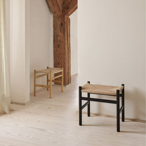 Carl Hansen Wegner CH53 Foot Stools by Hans Wegner in Danish Summer House with Dinesen Floors