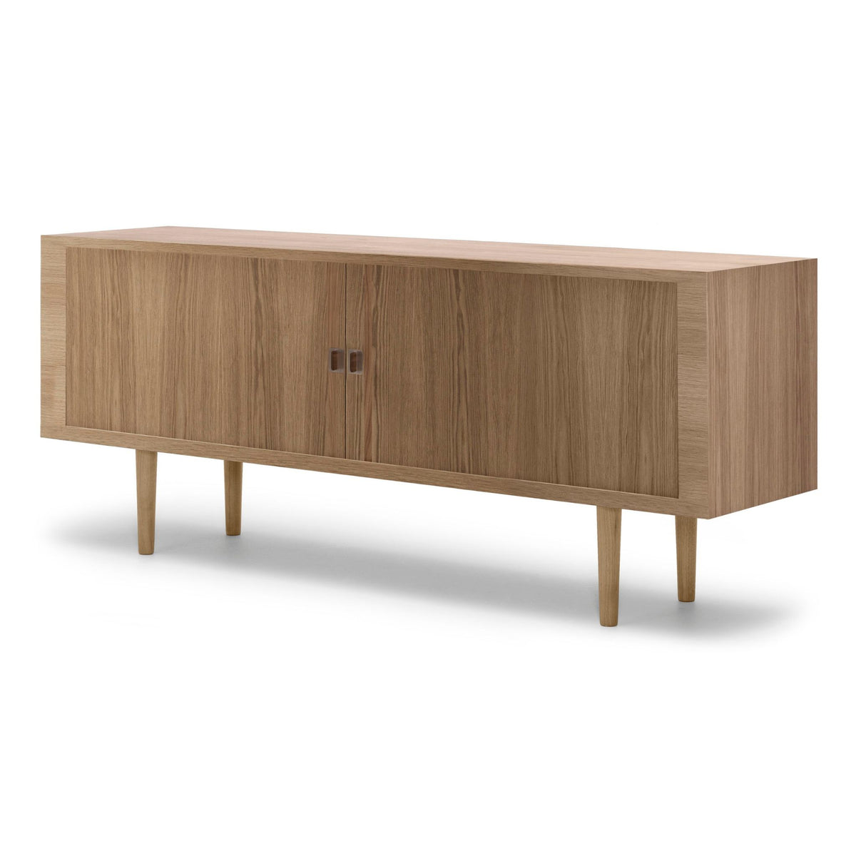 Carl Hansen Wegner CH825 Sideboard Oak Oil with Oak Legs Angled