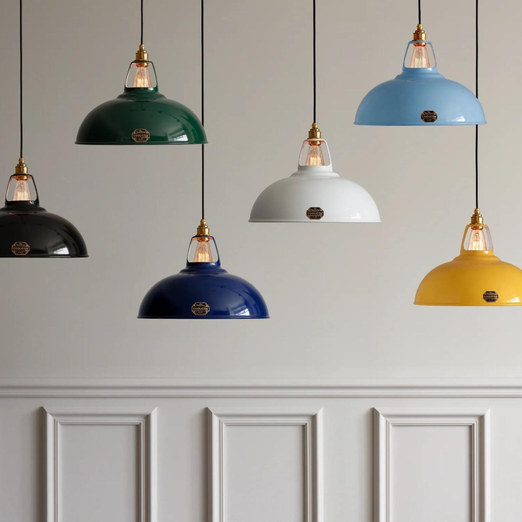 Coolicon Standard Original Large Pendants in UK Showroom