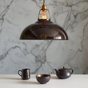 Coolicon Standard Original Large Pendant Pewter in Kitchen