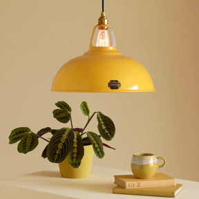 Coolicon Standard Original Large Pendant Yellow in Kitchen