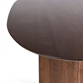 L.ercolani Pennon Dining Table WalnutTop Detail